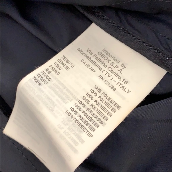 NWOT Geox Respira Trench Coat - Picture 5 of 5